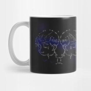 Copy of Gemini Twins Constellation Vash and Knives Painted Sky Mug